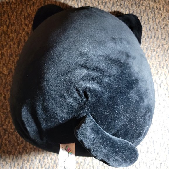 NWOT Squishmallows Holiday Black Green Cat Cleo Kitty Kitten 12” Kellytoy 2019 - Picture 5 of 11